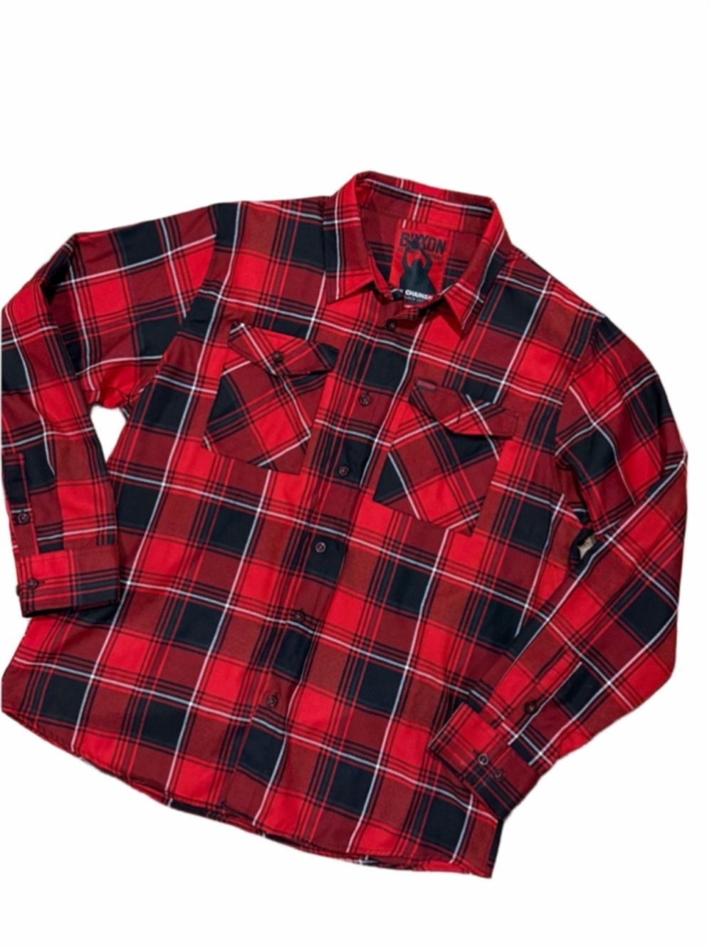 DIXXON Mens 2X The Chainsaw Flannel Shirt